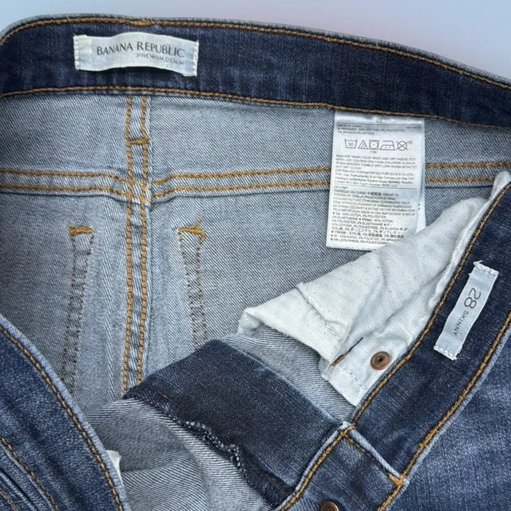 BANANA REPUBLIC Women’s 28 Skinny Blue Jeans